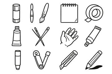 Sign drawing thumb hand shadow icons art vector peace pose contour extended