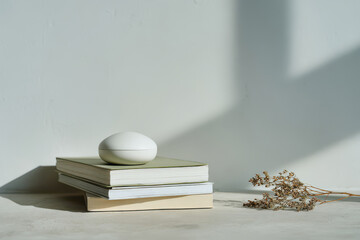 modern bedside scene featuring sleek diary with ar notes alongside ultrabright alarm clock