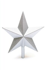 Obraz premium Modern geometric Christmas ornament ideal for packaging and winter visuals.