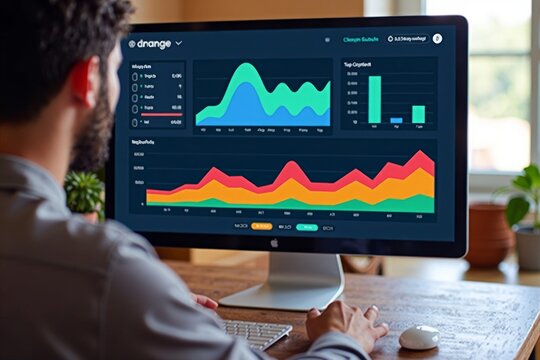 Vibrant Visuals: Exploring a Cutting-Edge Money Management App Through Colorful Graphs and Charts