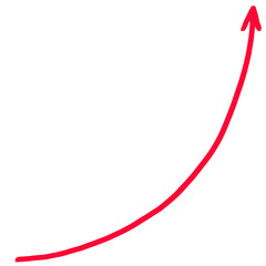 Red Line Graph Showing Market Volatility and Recovery