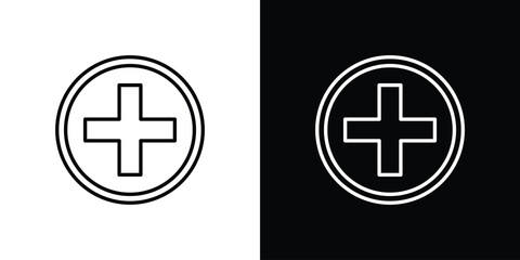 Pharmacy icon concept symbol design. logo template EPS
