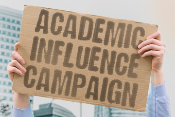 "Academic Influence Campaign" Universities face foreign interference. ACADEMIC. INFLUENCE. UNIVERSITY. FOREIGN. INTERFERENCE.