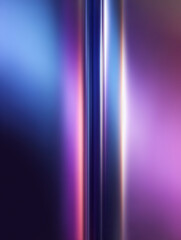 Abstract vertical light streaks with soft gradients in blue and purple tones