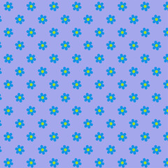 Abstract background - seamless pattern flowers for wrapping, packaging or textile printing. The main color can be changed or removed as desired. Vector illustration
