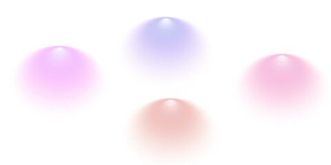 Four colorful spotlights illuminating the darkness with vibrant beams of light