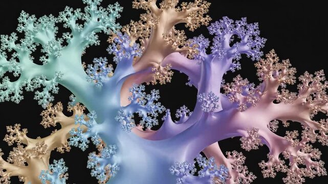 Colorful spiral animation showcasing intricate patterns and designs in a mesmerizing digital art experience