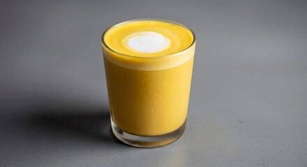 Golden milk turmeric ginger latte for wholesome eco-conscious lifestyle and wellness photography