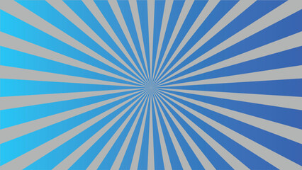 Abstract Abstract vibrant, comic-style or pop art light blue background with sun turquoise ray. comic-style or pop art background with sun turquoise ray.