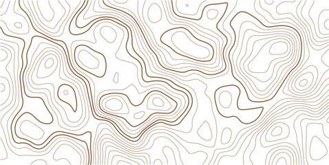 Golden line art background vector. Mountain topographic terrain map background with gold lines texture.topo map technology modern design white background. Vector Illustration. 