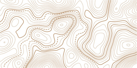 Abstract Topographic Pattern contour line map. Luxury gold abstract line art on transparent background image. Topography background. Vector banner. Topographic map ,abstract height lines .