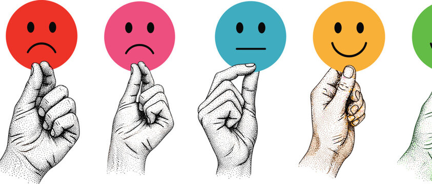 Time management concepts illustrated with various icons of clocks, hourglass, and hands representing punctuality and scheduling