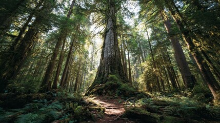 MacMillan Provincial Park s Cathedral Grove Vancouver Island