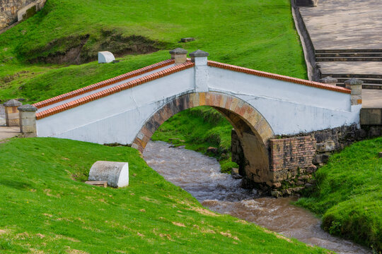 Historic Boyac&aacute; Bridge in Colombia
