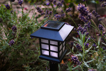 Chinese small landscape garden lamp garden decoration