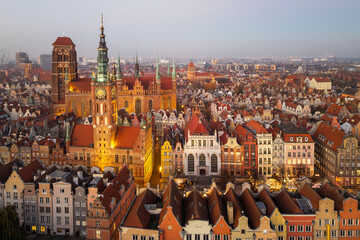View of the Old Town - Gdansk, Poland