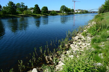 Fluss, Kanal, Landschaft, Natur