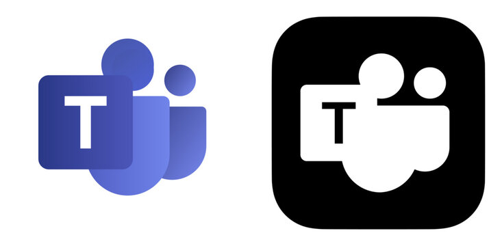 Microsoft Teams Logo Icon Vector Illustration