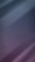 Moody abstract gradient background blending deep navy blue and dusky purple with soft light effects and a distinct grainy texture. Premium 4K wallpaper