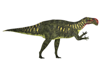 Altirhinus Dinosaur Walking - Altirhinus was an iguanodont herbivore dinosaur from the Cretaceous Period of Mongolia.