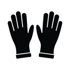 Obraz premium Protective Gloves Icon Safety Equipment Handwear Essential Gear