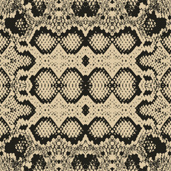 Symmetric Snake Skin Inspired Vector Pattern
