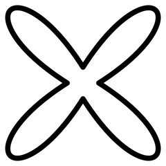 Flowers icon. Flowers isolated on transparent background. Flowers in modern simple. Cute round flower plant nature collection. Vector illustrator.