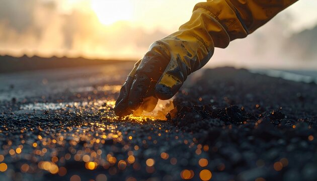 A skilled worker operates a laser cutting machine, creating a shower of bright sparks as metal is precisely shaped in a modern industrial workshop.