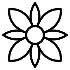 Obraz premium Flower icon