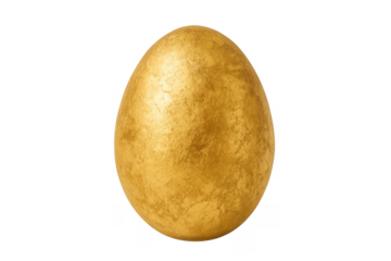 Golden egg symbolizing wealth, luxury, and success