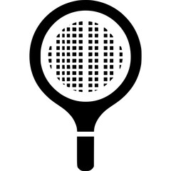 Tennis Racket Icon Vector