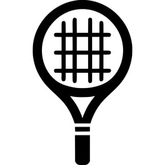 Tennis Racket Icon Vector