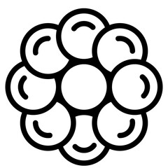 vector illustration of an abstract background with fruits