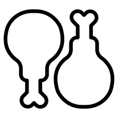 chicken thighs Icon