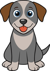 Cute Cartoon Dog Character Illustration for Kids and Animal Lovers