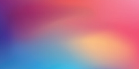 Smooth and blurry colorful gradient mesh background.