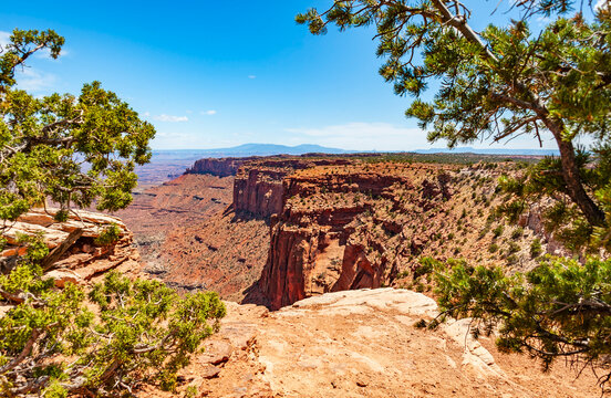 Canyonlands National Park, USA is famous for wilderness of canyons and fantastically formed buttes carved by the Colorado River