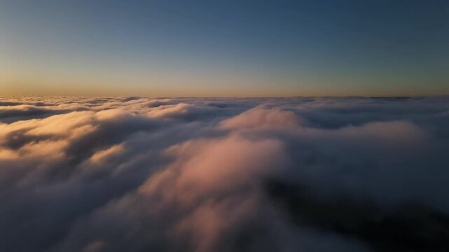 A breathtaking visual exploration showcasing monumental cloud formations illuminated by sunrise, dramatic pre-storm shadows, soft pastel twilight hues, and sweeping horizon landscapes&mdash;captured with ci