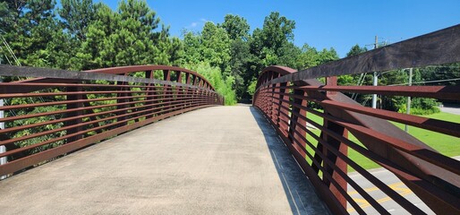 A beautiful photo of a bridge at the Silver Comet Trail in Powder Springs Georgia © Visual Art Complex