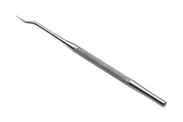 Professional dental scaler with textured grip for precise oral hygiene and advanced dental care procedures