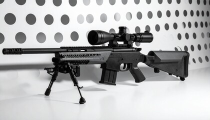 Sniper Riffle with polka dots