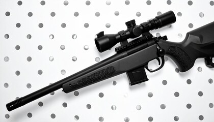 Sniper Riffle with polka dots