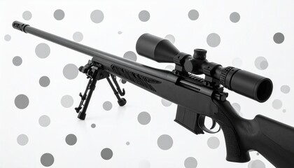 Sniper Riffle with polka dots