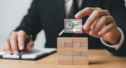 Analyzing Business Data - A Magnifying Glass on Growth and Strategy.