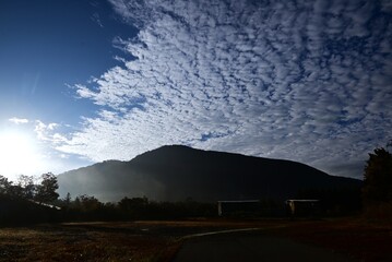 A view of Hakone in late autumn. Hakone, Kanagawa Prefecture, Japan. Many tourists visit Hakone every year to see the autumn leaves.
