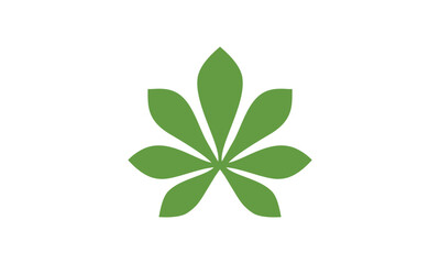 a leaf-themed graphic image, with a white background. vector graphic base.
