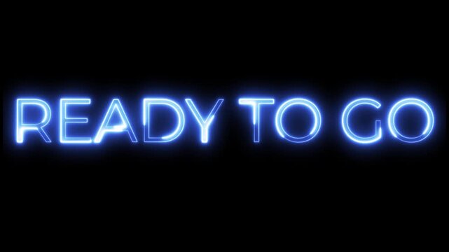 Neon Text Animation – Ready to Go Action Prompt
