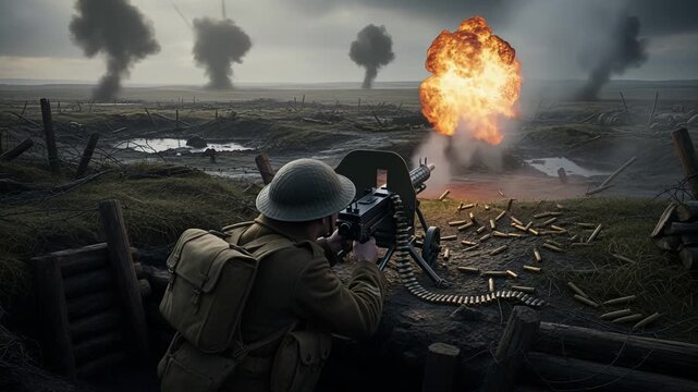 Soldiers exchange fire, Shores of war echo with fierce confrontation