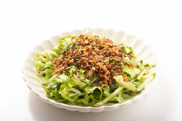 サラダ　フライドオニオン