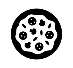 Vector pizza icon